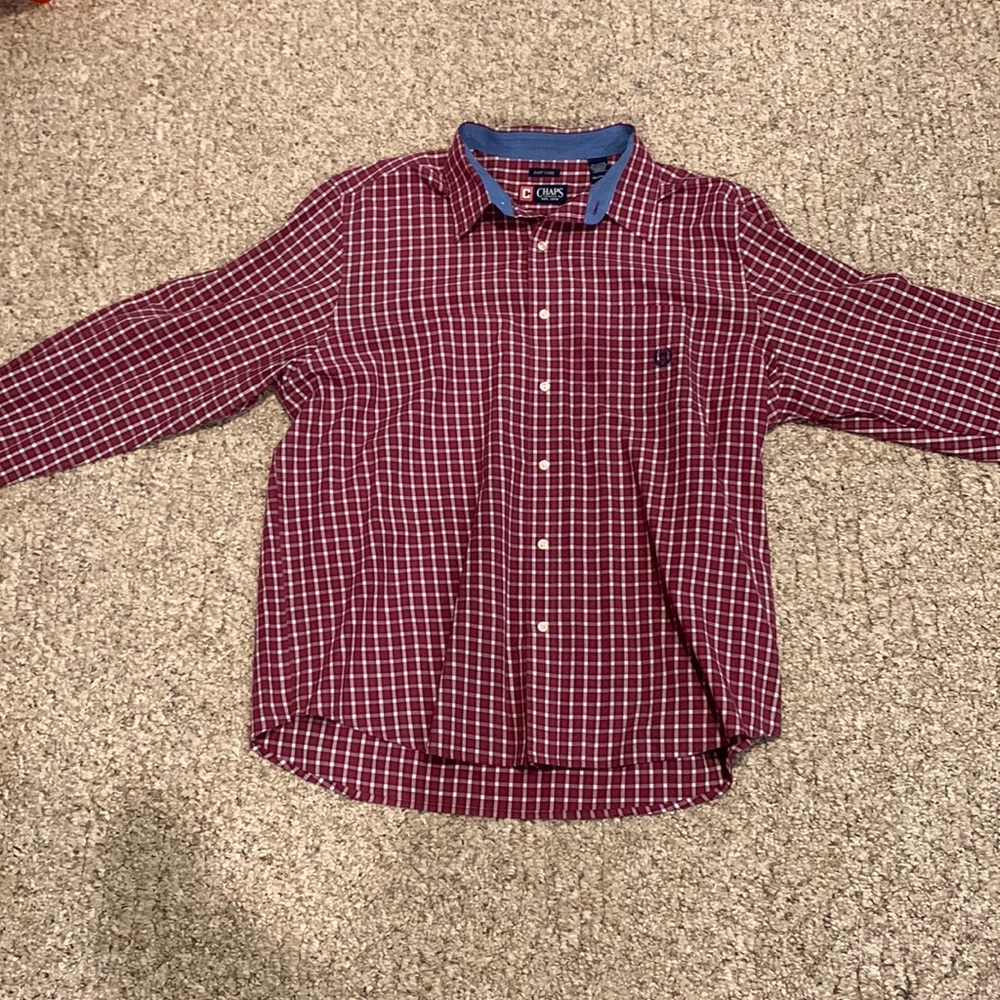 34. Chaps Men’s Collared Dress Shirt XXL